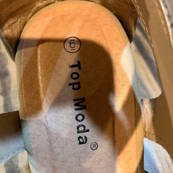 Top Moda Nude Wedges - Picture 5 of 5